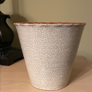 Crackle Glaze Ceramic Planter